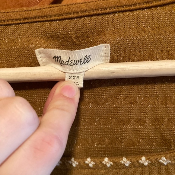 Madewell Mustard fall tight sweater - Picture 3 of 5